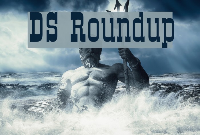 DS Roundup Font examples