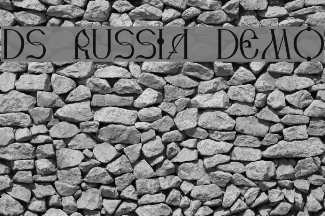 DS Russia Demo Font examples