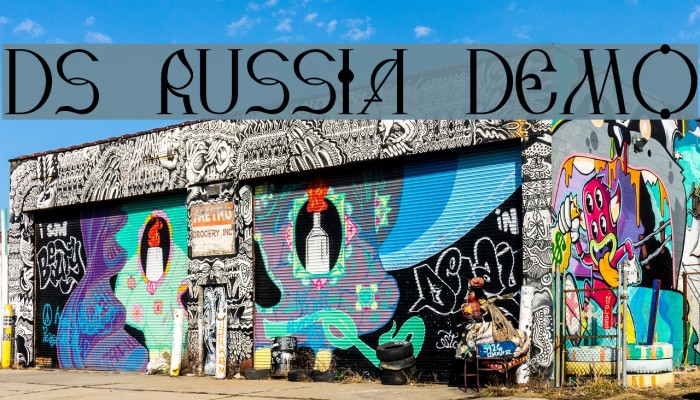 DS Russia Demo Font examples