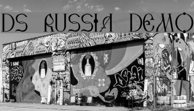 DS Russia Demo Font examples