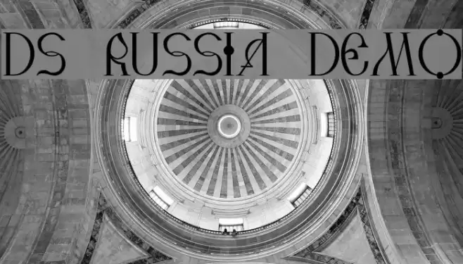 DS Russia Demo Font examples