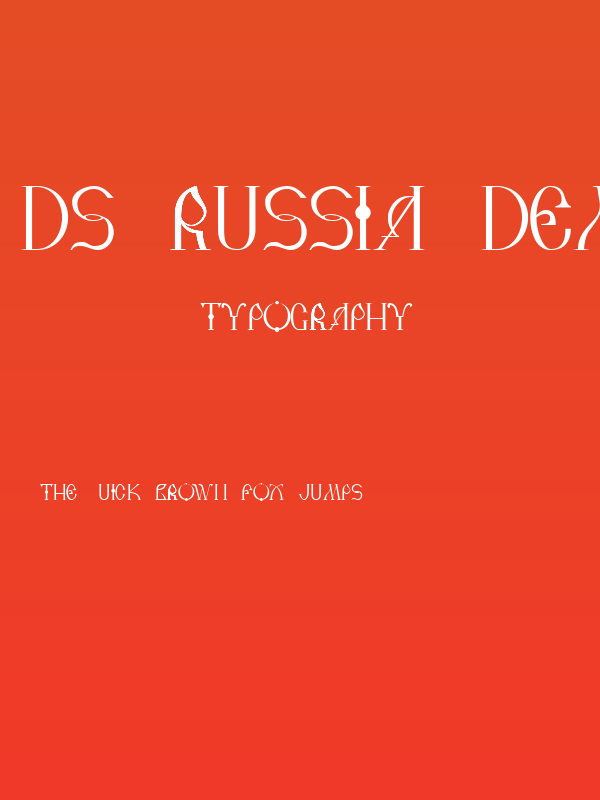 DS Russia Demo Poster