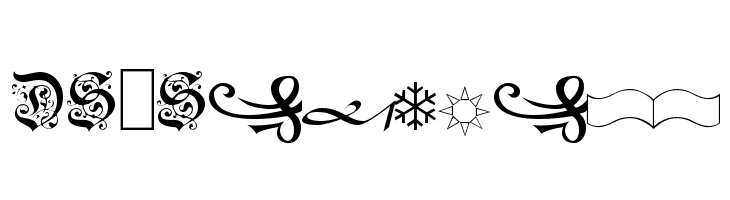 DS-Schmuck Font