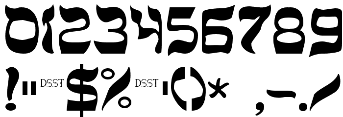 DS Sholom Medium Font OTHER CHARS