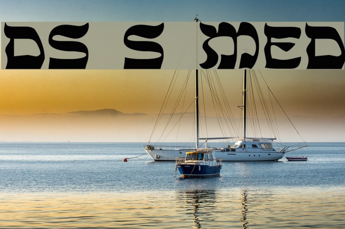 DS Sholom Medium Font examples