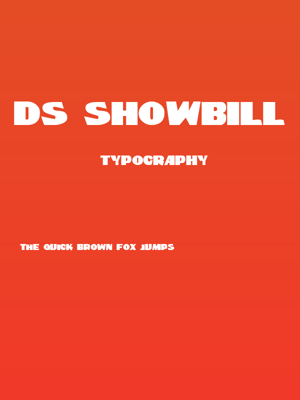 DS ShowBill Poster