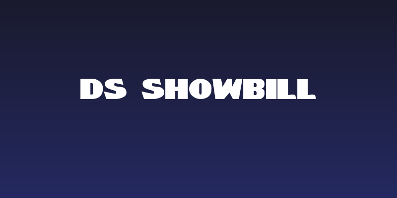 DS ShowBill Social Header