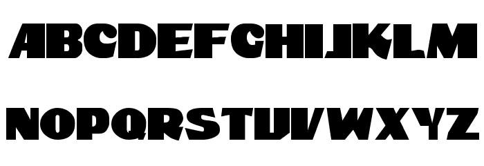 DS ShowBill Font LOWERCASE