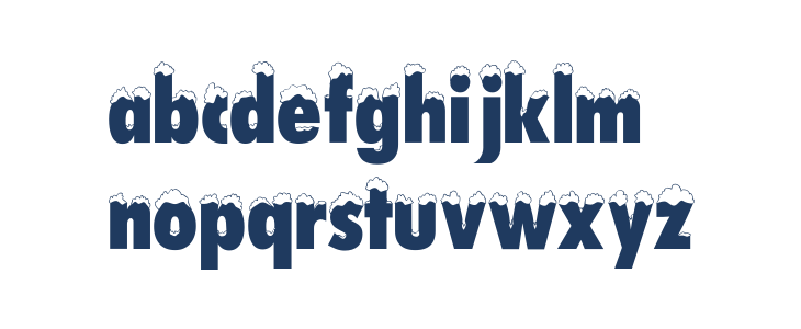 DS Snowfall Lowercase