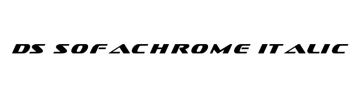 DS Sofachrome Italic  baixar fontes gratis