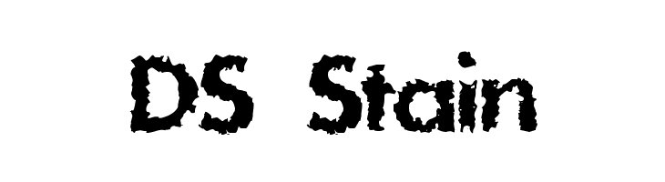 DS Stain Font