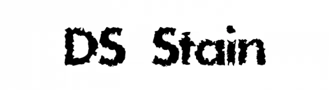 DS Stain  नि: शुल्क फ़ॉन्ट्स डाउनलोड
