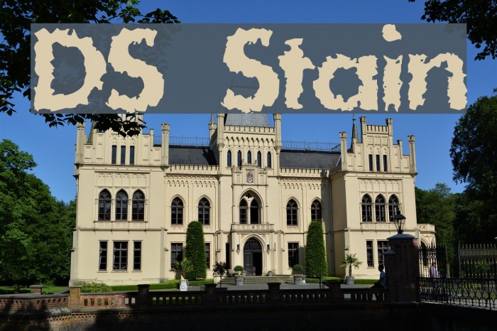 DS Stain Font examples