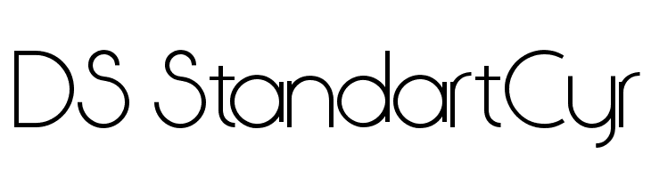 DS StandartCyr Font