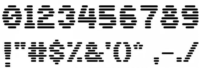 DS-Terminal Schriftart Anderer Schreiben