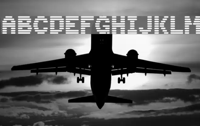 DS-Terminal Schriftart examples