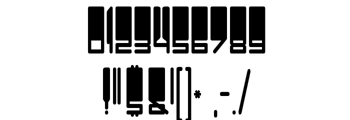 DS Vanish Medium Font OTHER CHARS