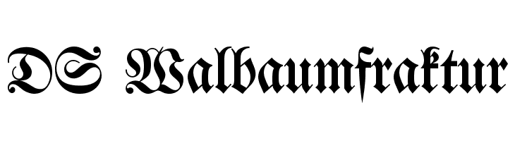 DS Walbaumfraktur Font