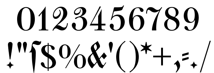 DS Walbaumfraktur Font OTHER CHARS