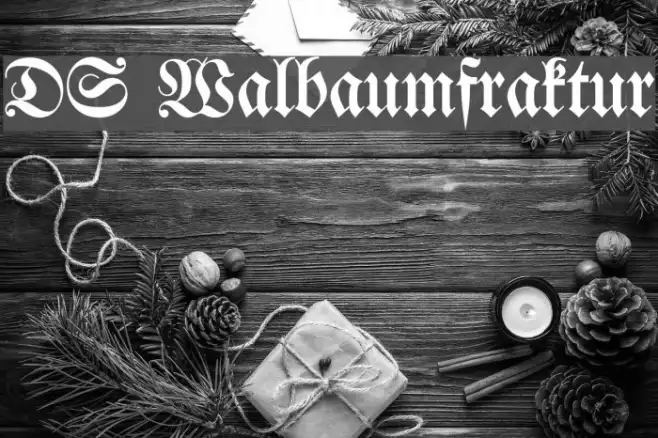 DS Walbaumfraktur Example 1