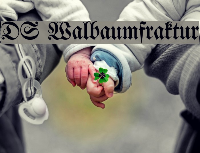 DS Walbaumfraktur Font examples