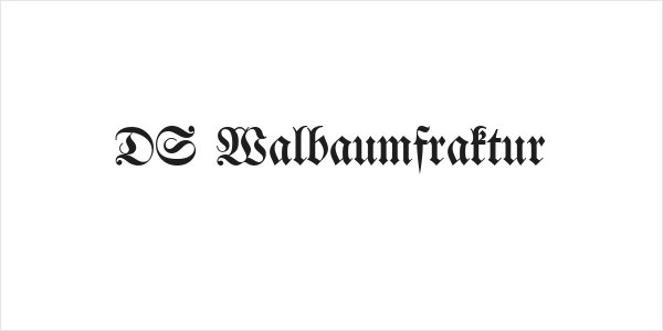 DS Walbaumfraktur Logo