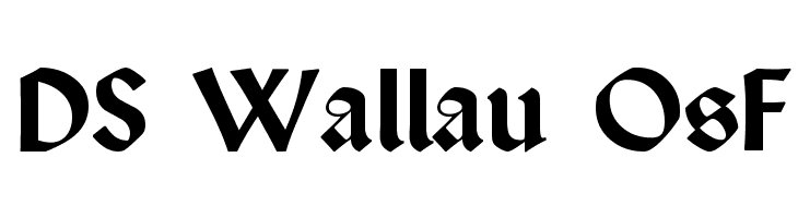 DS Wallau OsF  Frei Schriftart Herunterladen