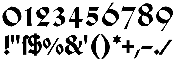 DS Wallau OsF Font OTHER CHARS