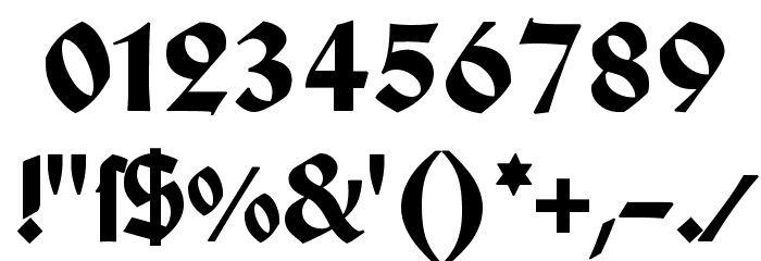 DS Wallau Font OTHER CHARS