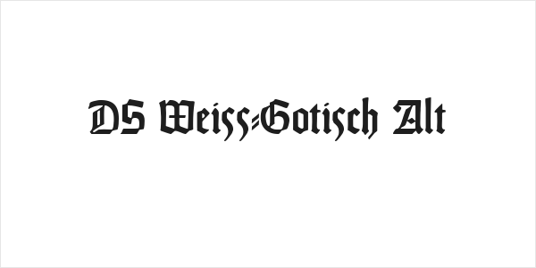 DS Weiss-Gotisch Alt Logo