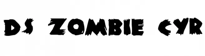 DS Zombie Cyr  免费字体下载