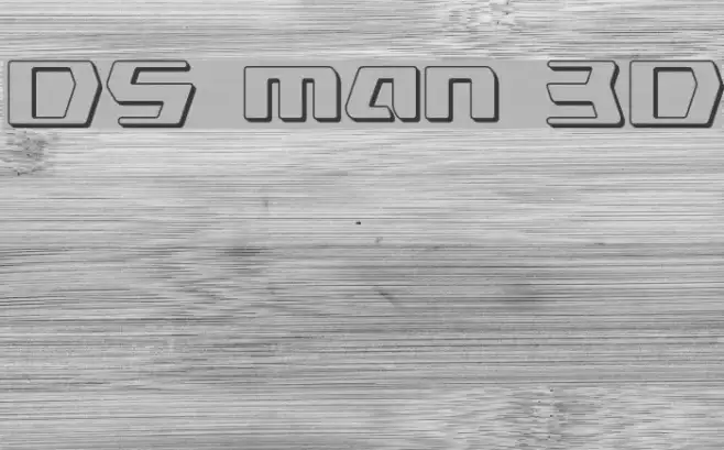 DS man 3D Example 1