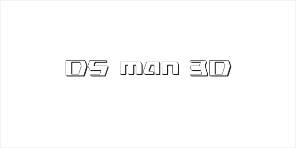 DS man 3D Logo