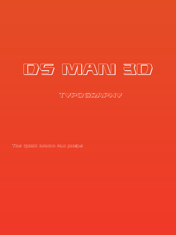 DS man 3D Poster
