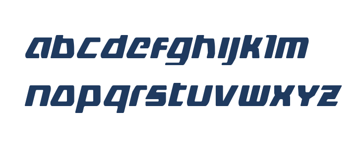 DS man Condensed Italic Lowercase