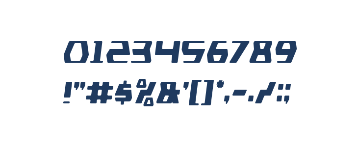 DS man Condensed Semi-Italic Other Characters