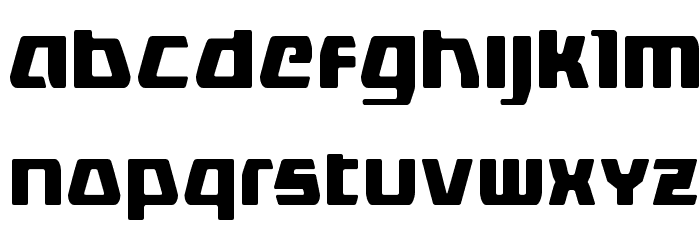 DS man Condensed Font LOWERCASE