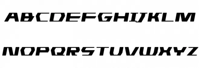 DS man Expanded Semi-Italic خط أحرف كبيرة