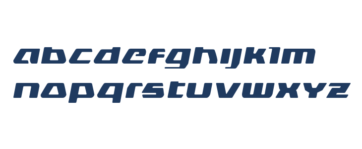 DS man Expanded Semi-Italic Lowercase