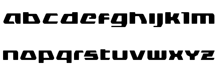 DS man Expanded Font LOWERCASE