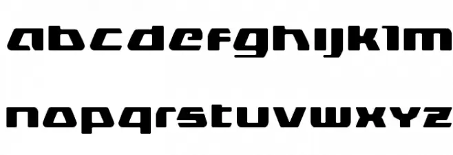 DS man Expanded 字体 小写