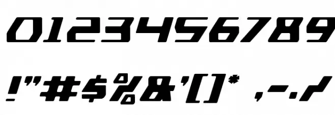 DS man Italic Font OTHER CHARS