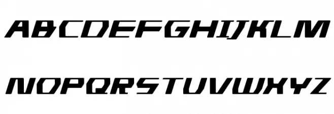 DS man Italic Fonte MAIÚSCULAS