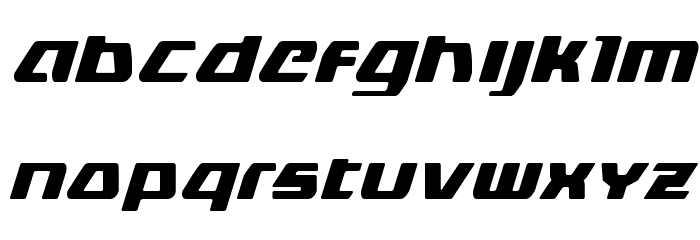 DS man Italic Font LOWERCASE