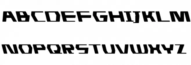 DS man Leftalic Schriftart Groß