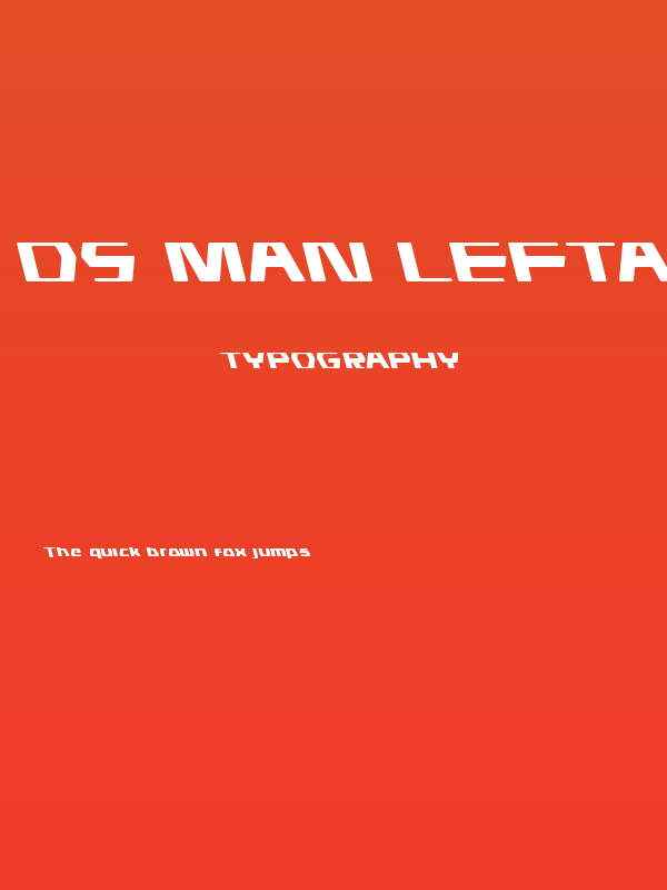 DS man Leftalic Poster