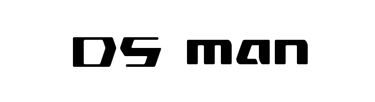 DS man  免费字体下载