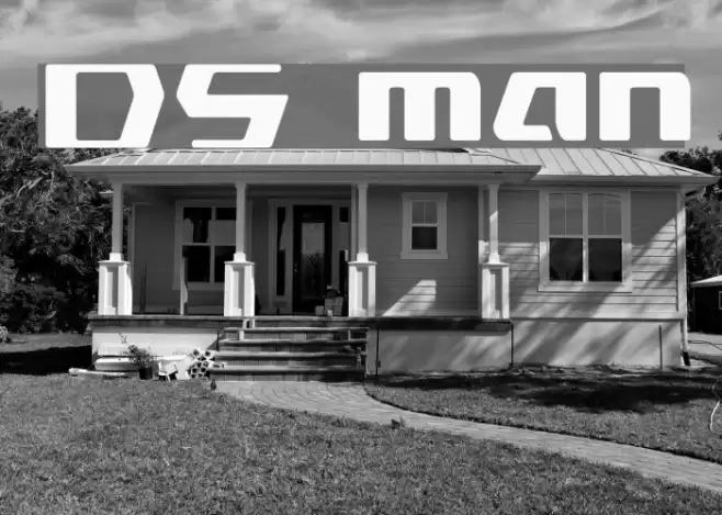 DS man Font examples