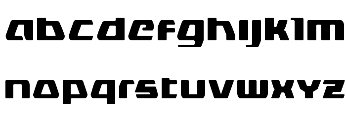 DS man Font LOWERCASE