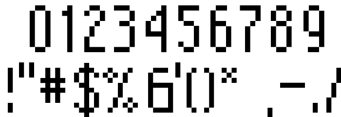 DSC Font OTHER CHARS